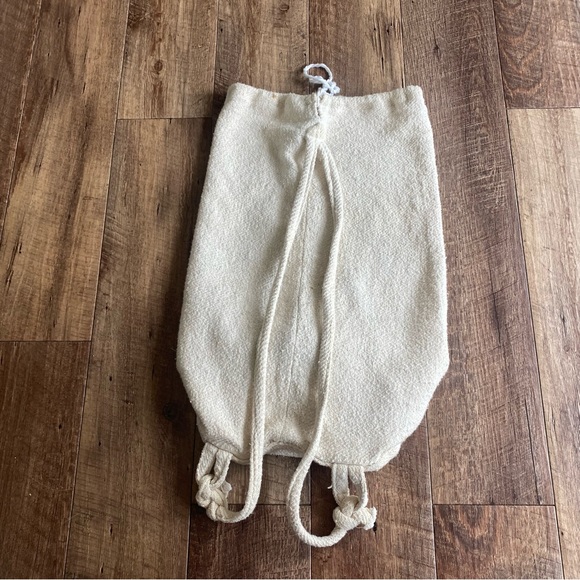 Vintage Chicago Bulls terry cloth drawstring backpack 22x14x10 - Picture 8 of 11